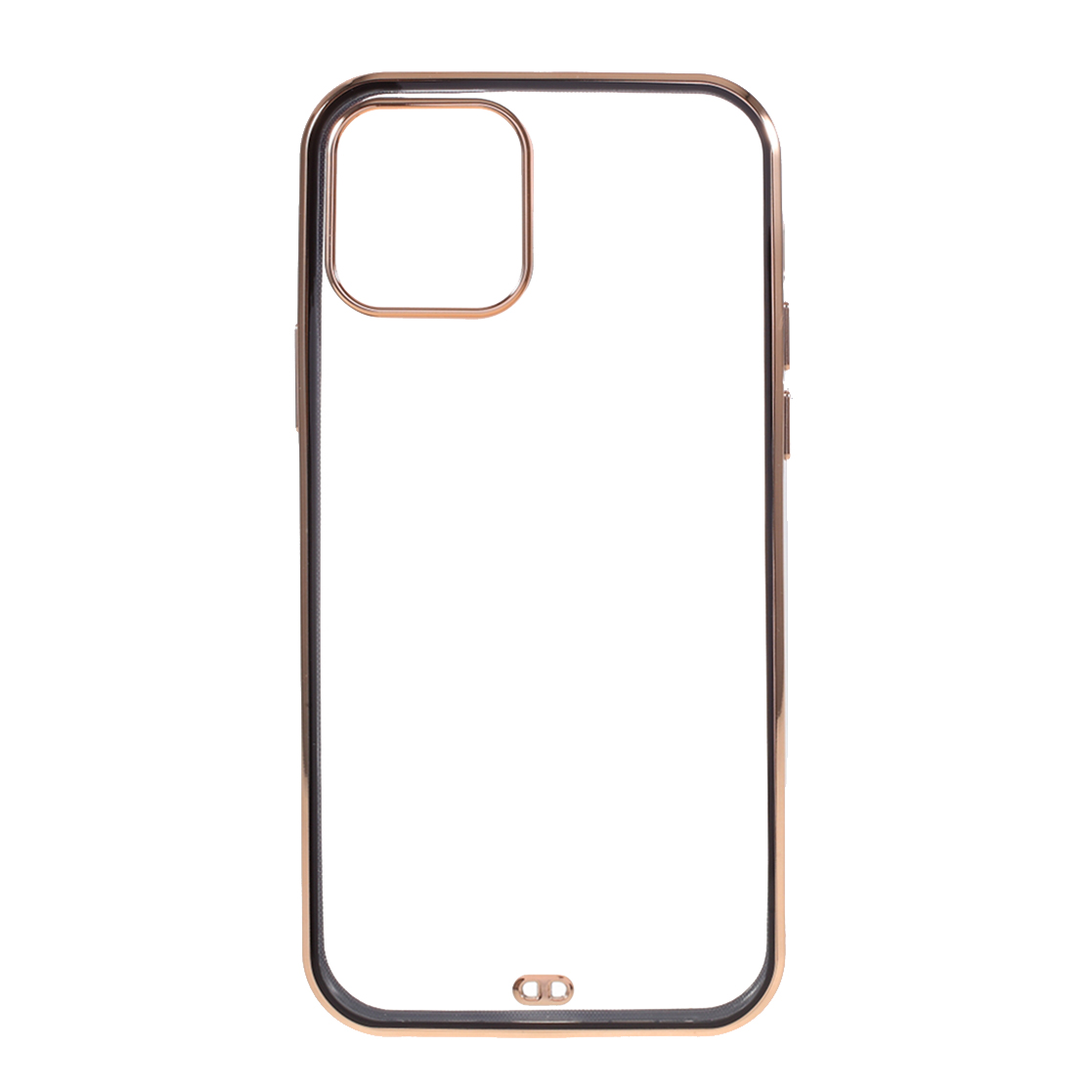 

Bi-Color TPU Crystal Crystal Case Чехол Для Телефона Гальванировка Для IPhone 12 Pro Max - Чернить, iPhone 12 Pro Max