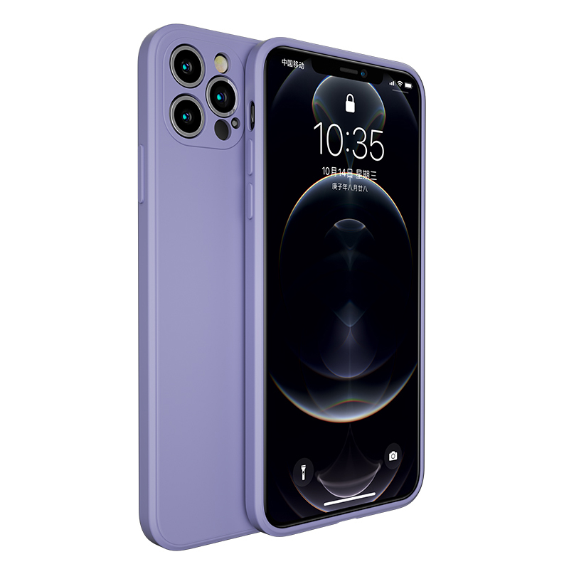 

BENKS Anti-Drop Liquid Silicone Phone Case for iPhone 12 Pro - Light Purple, iPhone 12 Pro