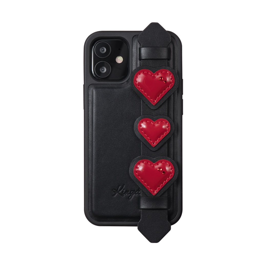 

Kingxbar TPU + PVC + PU Кожаная Обложка Телефона. - Черный, iPhone 12 Pro Max