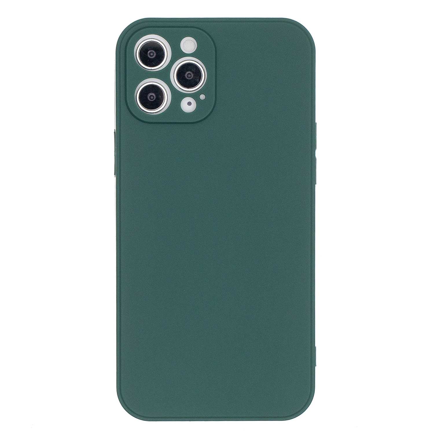 

Pure Colour Matte Soft TPU Cover Phone Case for iPhone 12 Pro Max - Dark Green, iPhone 12 Pro Max