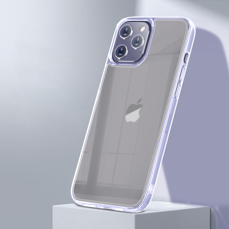 

Drop-Proof Acrylic + TPU Mirror-like Surface Case for iPhone 12 Pro Max - Black, iPhone 12 Pro Max