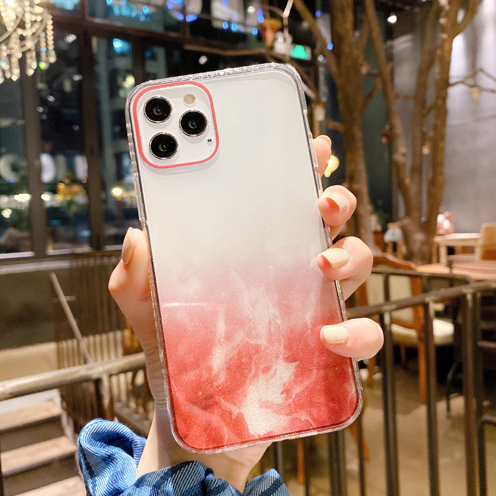 

Soft TPU IMD Rendering Pattern Phone Cover Case for iPhone 12/12 Pro - Style K, iPhone 12