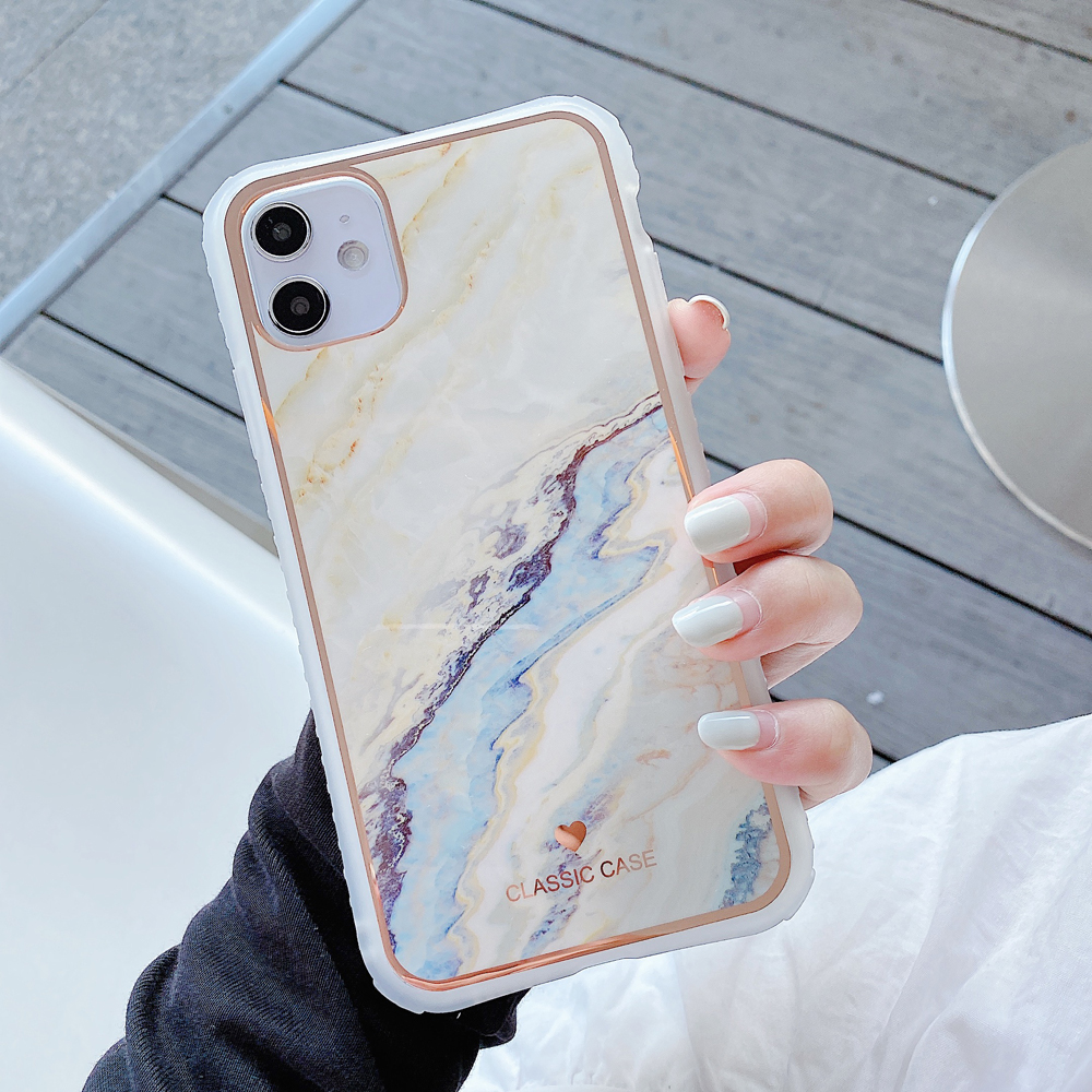 

Soft TPU IMD Marbold Pattern Cover Cover Cover Для IPhone 12/12 Pro - Стиль I., iPhone 12