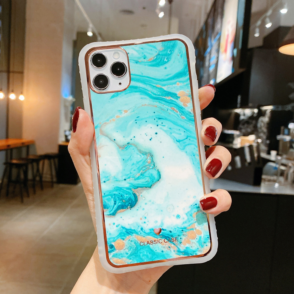

Абстрактный Шаблон IMD Workmanship TPU Мягкий Телефонный Чехол Для IPhone 12 Pro Max - Синяя Волна, iPhone 12 Pro Max