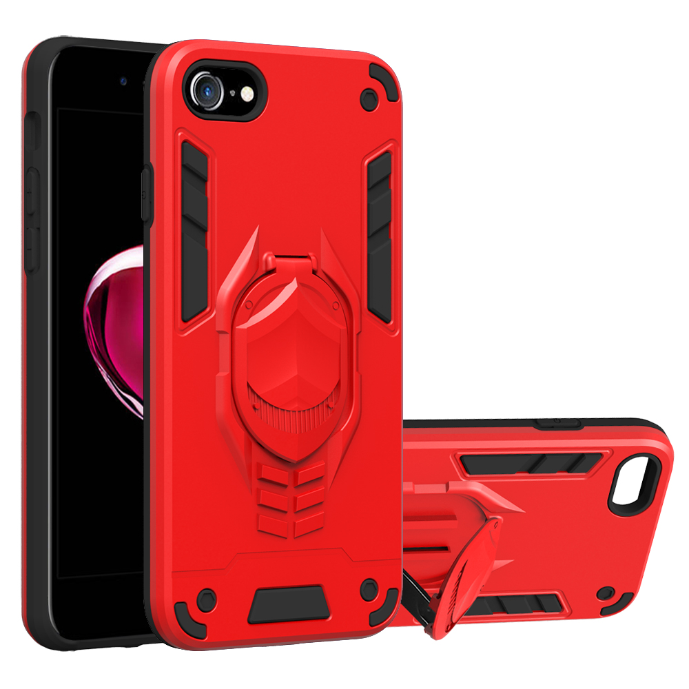 

Амортизатор PC + TPU Двойной Слой Телефон Чехол Корпус Корпус Для IPhone 7/8 / SE (2-е Генерация) - Красный, iPhone SE (2nd Generation)