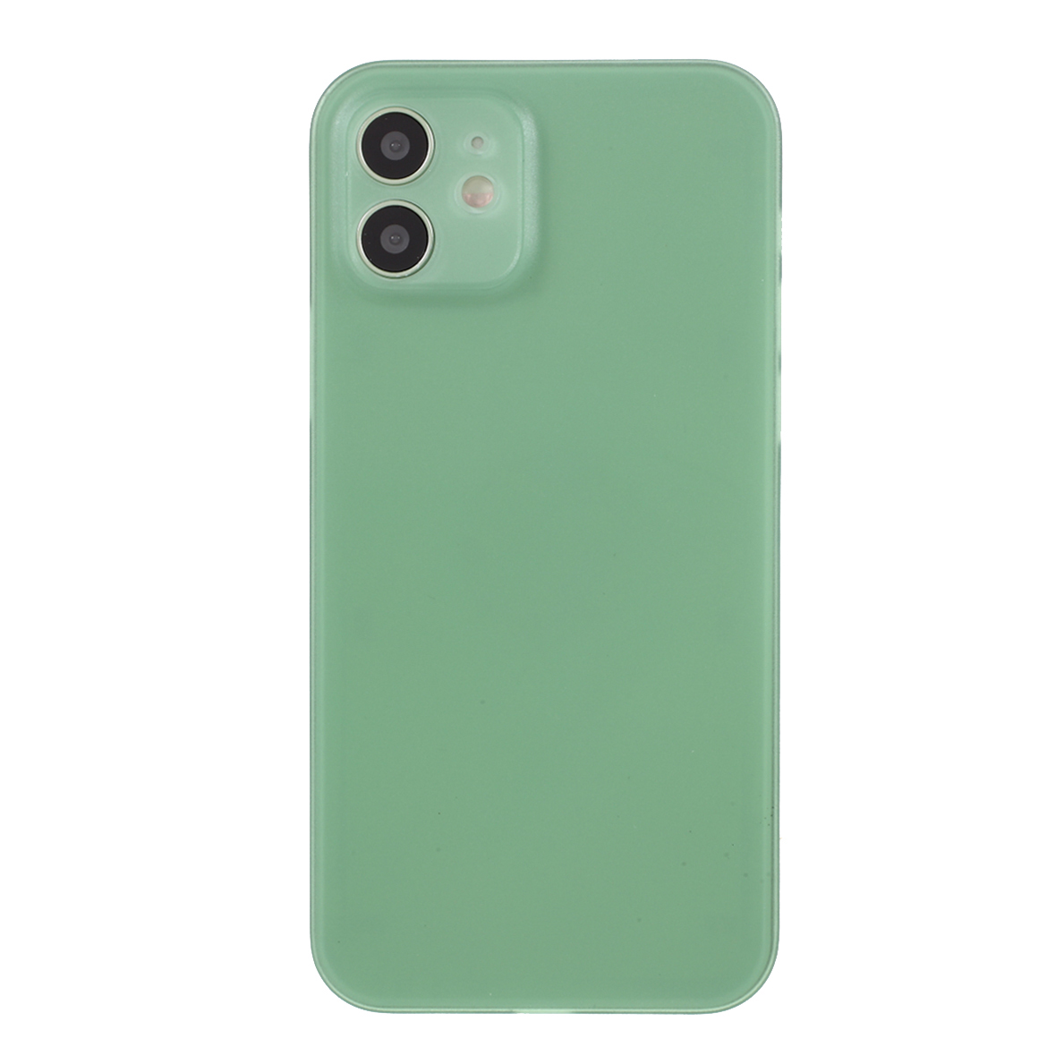 

Ultra-thin Precise Hole Opening Hard PC Case for iPhone 12 - Green, iPhone 12