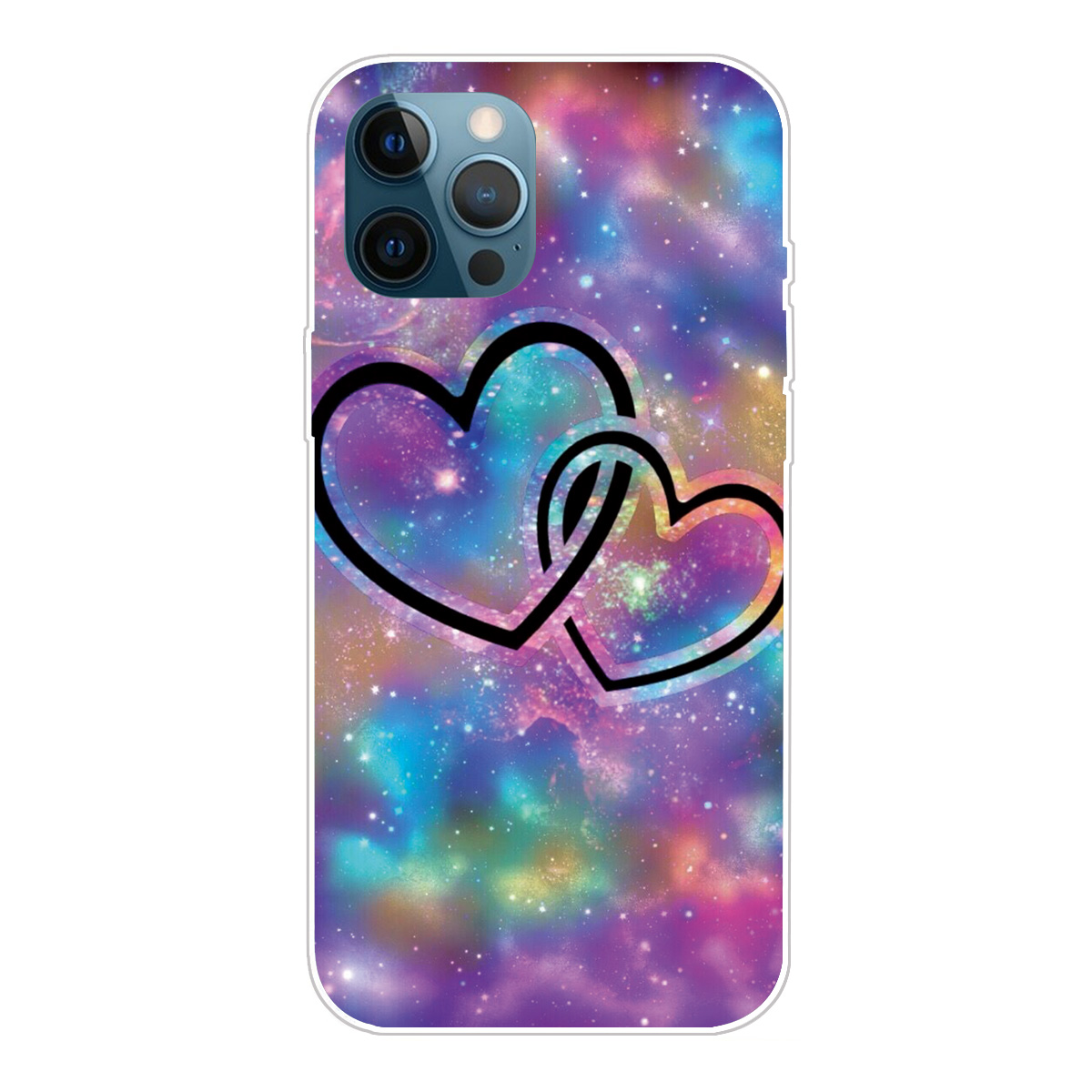 

Высокопродача Шаблон Печати Shell Для IPhone 12 Pro Max TPU Case Case - Сердце, iPhone 12 Pro Max