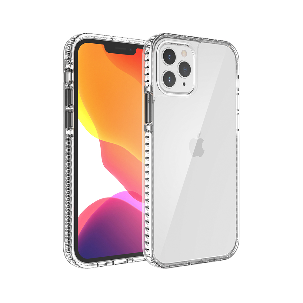 

Hybrid Phone Shell Case Противопоглощение И Амортизация Для IPhone 12/12 Pro - Чернить, iPhone 12