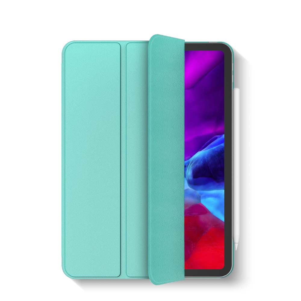 

Tri-fold Smart Folio Leather Case for iPad Pro 11-inch (2022) (2021) (2020) [Magnetic Attraction] - Mint Green, iPad Pro 11 (2022)