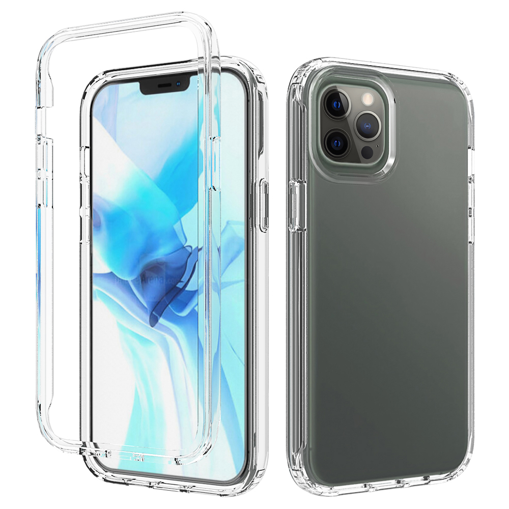

TPU + PC -telefonhülle Für Die Gradientenfarbe Für Iphone 12 Pro Max - Transparent, iPhone 12 Pro Max