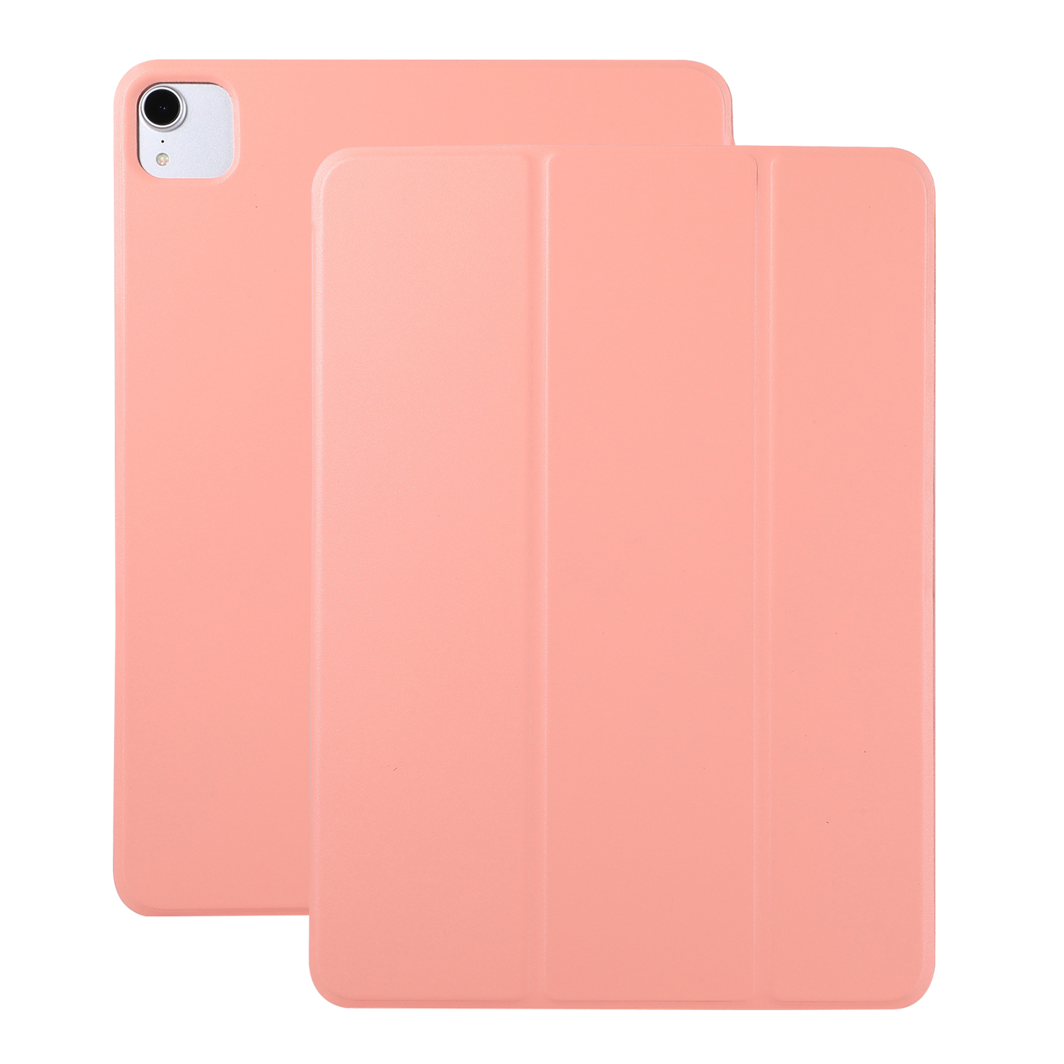 

Auto-Absorbed Hard PC + PU Leather Tablet Cover Shell for iPad Pro 12.9-inch (2018)/(2020) - Light Pink, iPad Pro 12.9-inch (2020)