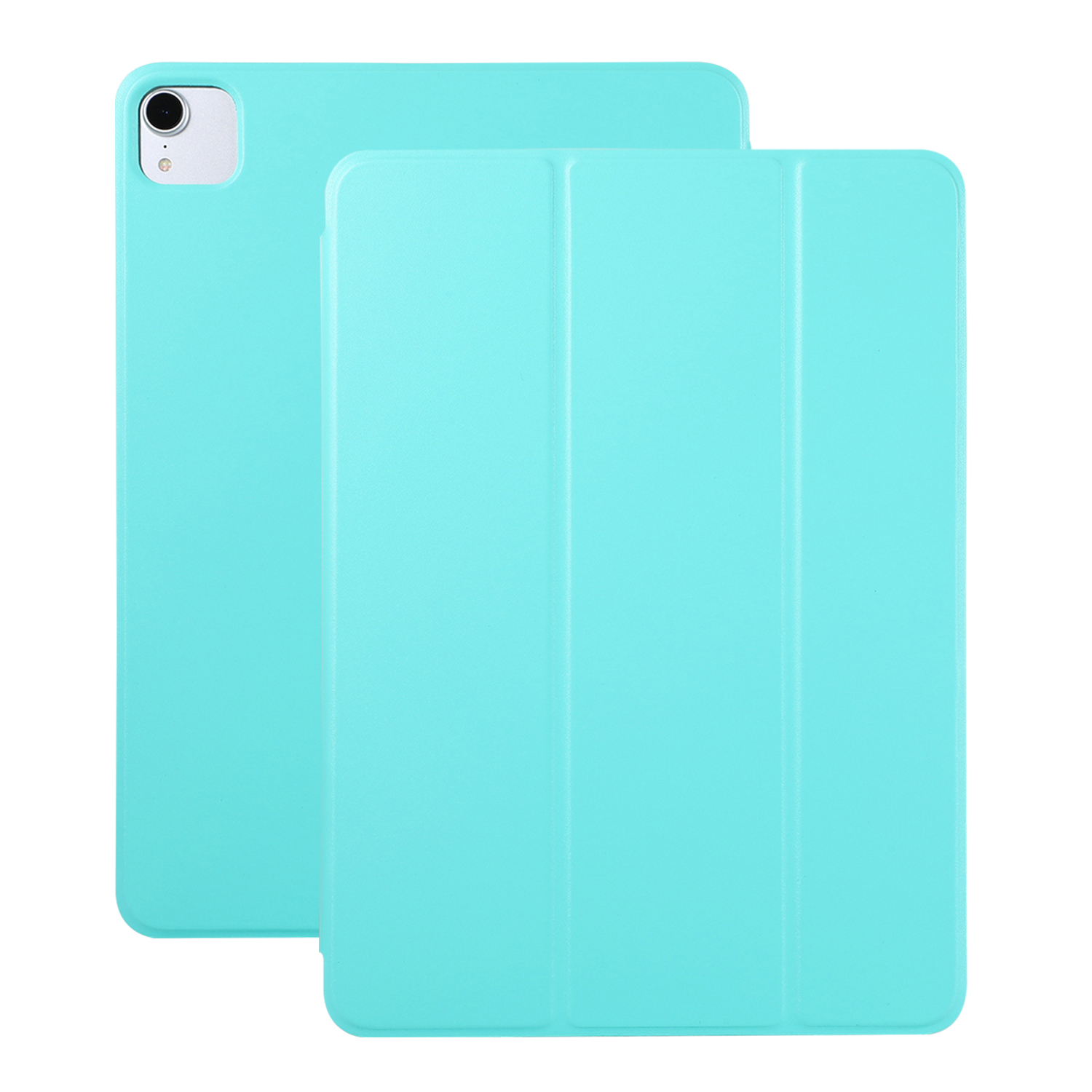

Автопоглощаемый Жесткий PC + PU Кожаный Планшетный Оболочка Для IPad Pro 12,9-дюймовый (2018) / (2020) - Голубое Небо, iPad Pro 12.9-inch (2020)