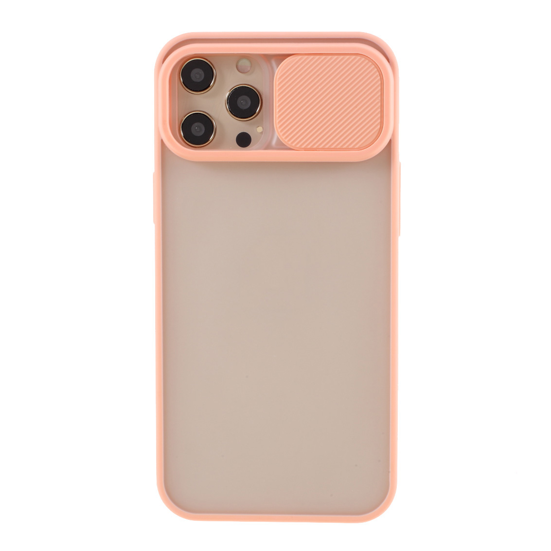 

Matte PC + TPU Hybric Case С Крышкой Слайда Камеры Для IPhone 12 Pro Max - Розовый, iPhone 12 Pro Max