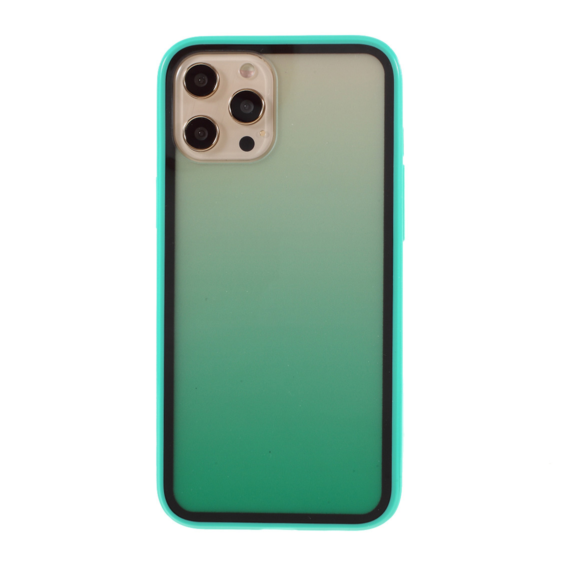

Gradient Color Plastic + TPU Cover Для IPhone 12 Pro Max - Зеленый, iPhone 12 Pro Max