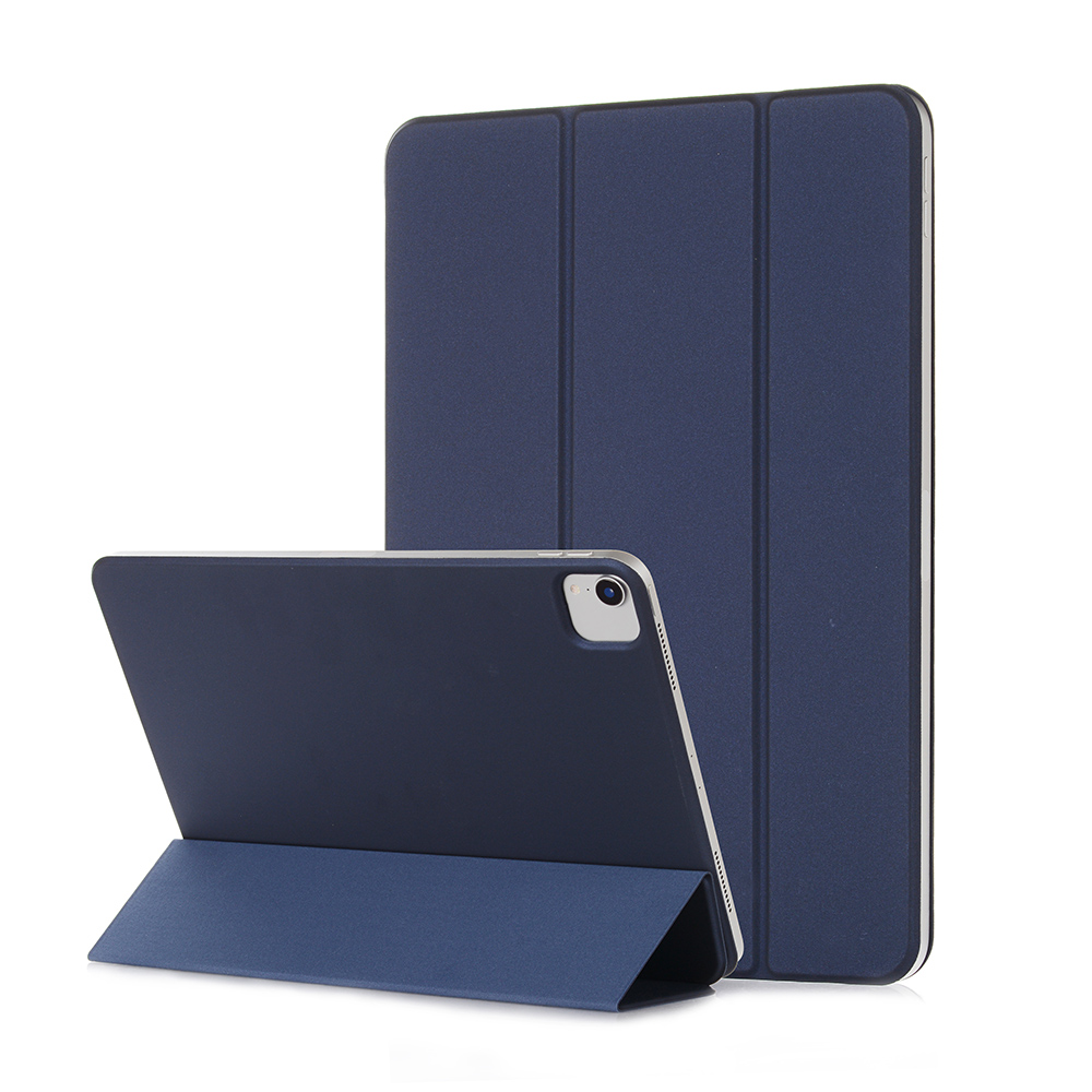 

For iPad Pro 11-inch (2018)/(2020) Tablet Cover Smart Magnetic Tri-fold Stand Leather Case - Blue, iPad Pro 11-inch (2020)
