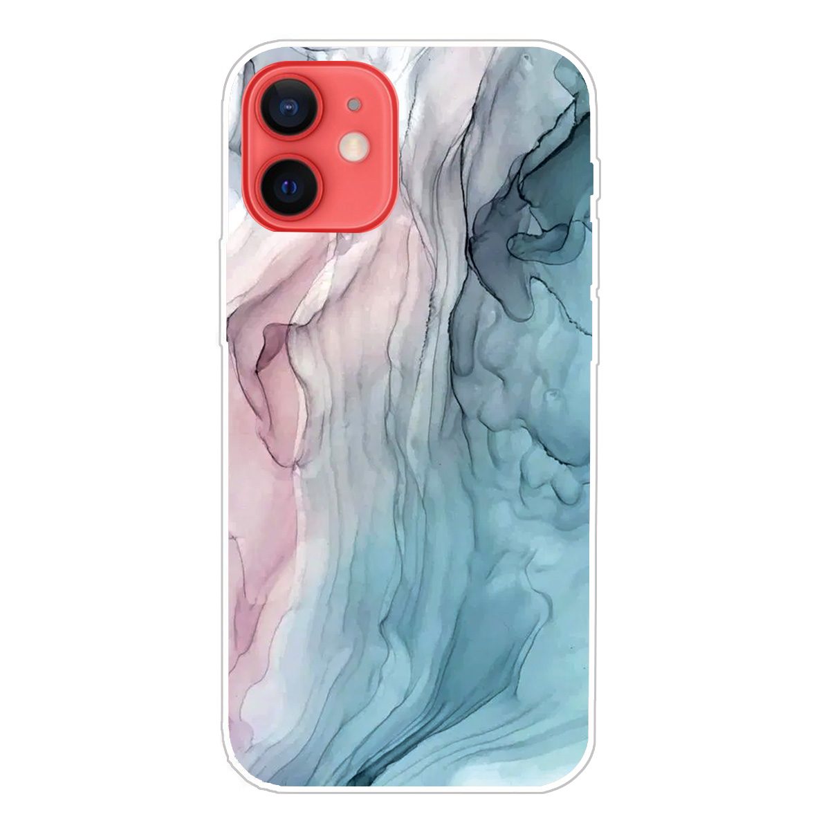 

TPU Marble Pattern Printing Protector Cover for iPhone 12 Mini - Style B, iPhone 12 mini