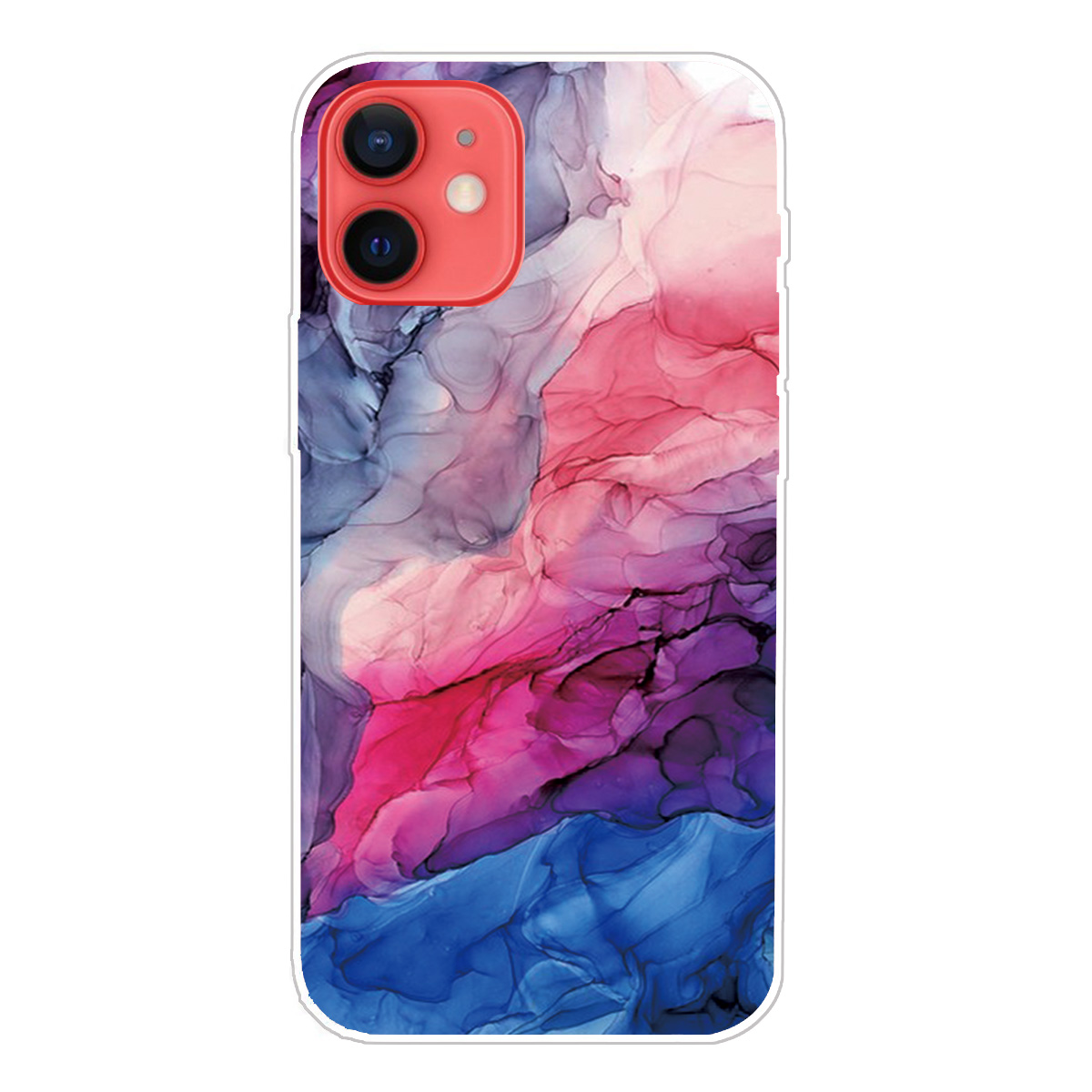 

TPU Marble Pattern Printing Protector Cover for iPhone 12 mini 5.4 inch - Style C, iPhone 12 mini