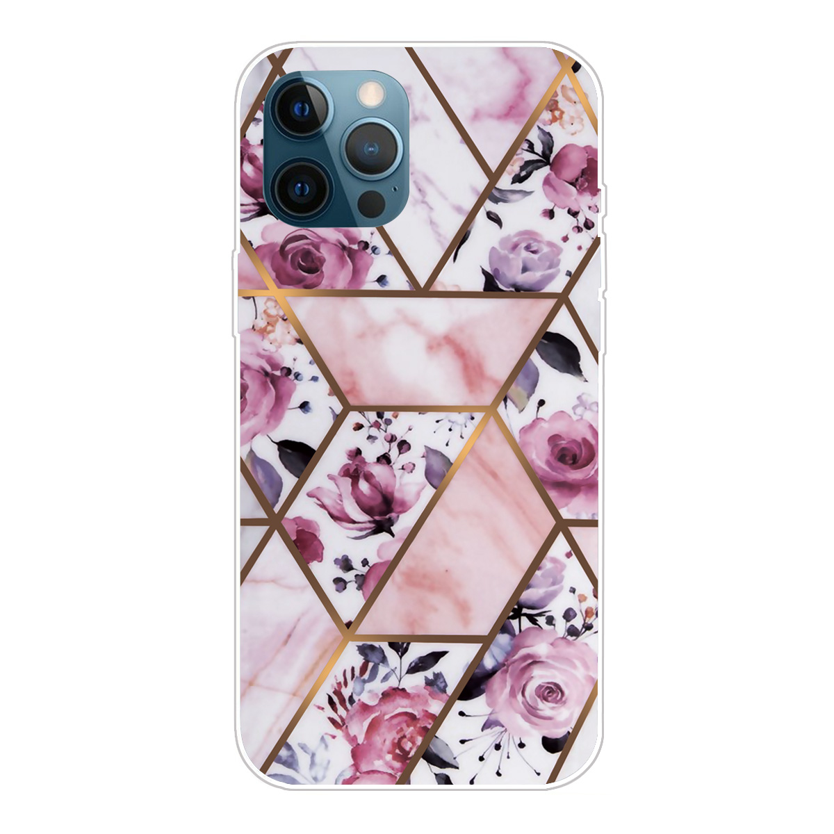 

Мраморный Рисунок Печати TPU Cover Для IPhone 12 Pro Max - Стиль P., iPhone 12 Pro Max
