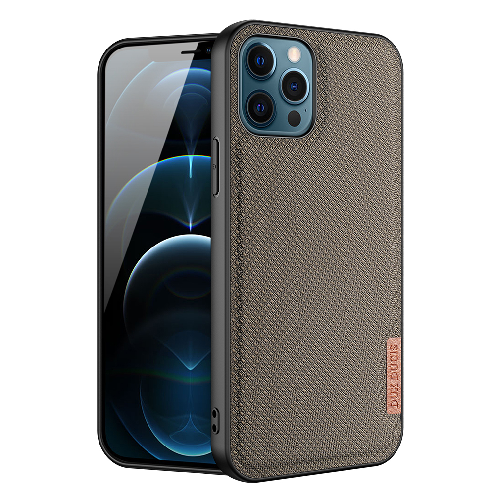 

DUX DUCIS FINO Series PC + PVC + TPU + Nylon Hybrid Back Case for iPhone 12 Pro - Green, iPhone 12 Pro
