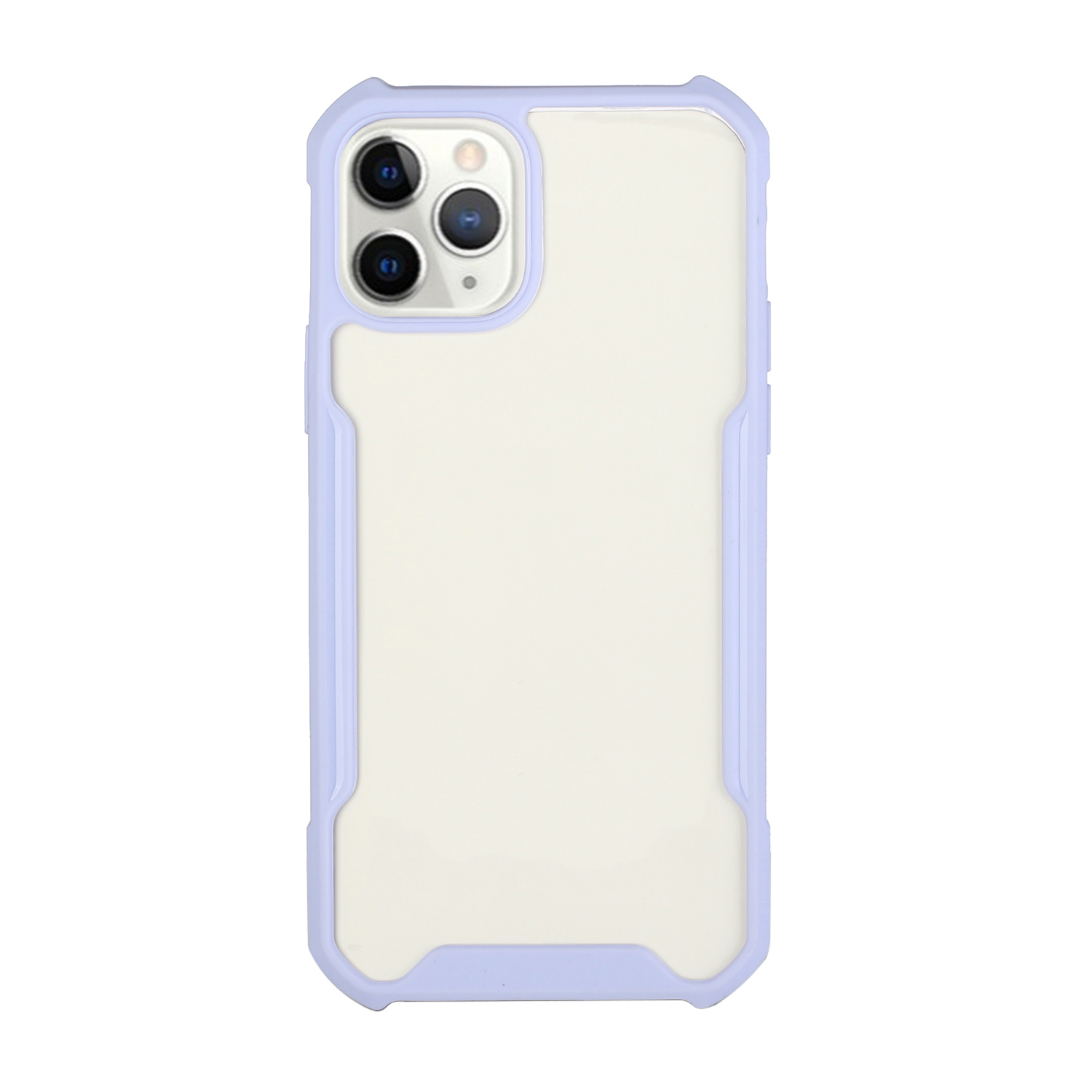 

Shockproof Hard Acrylic Phone Case for iPhone 12 Pro Max - Purple, iPhone 12 Pro Max