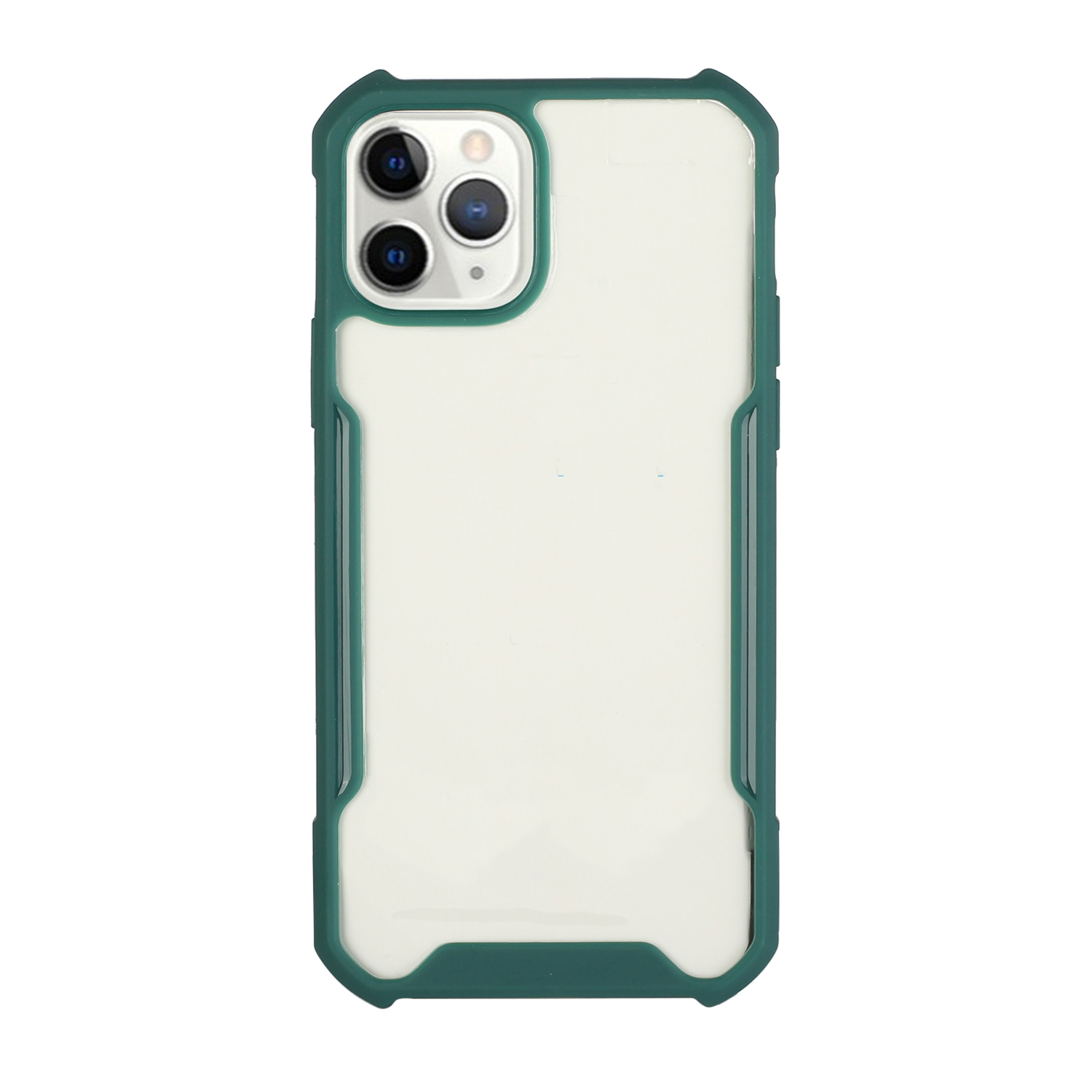 

Shockproof Hard Acrylic Phone Case for iPhone 12 Mini - Dark Green, iPhone 12 mini
