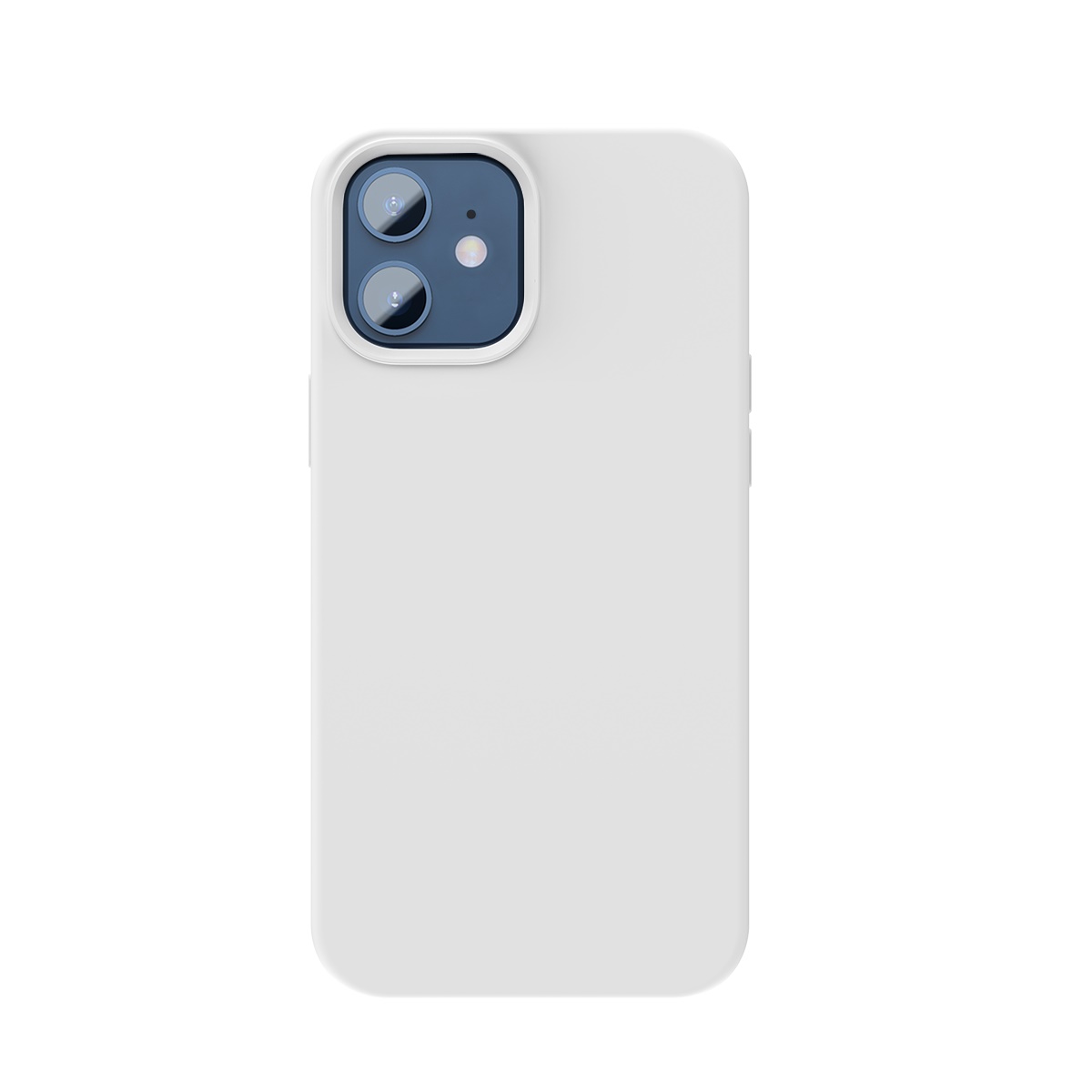 

BASEUS Liquid Silica Gel Magnetic Attraction Phone Case for iPhone 12 mini - White, iPhone 12 mini