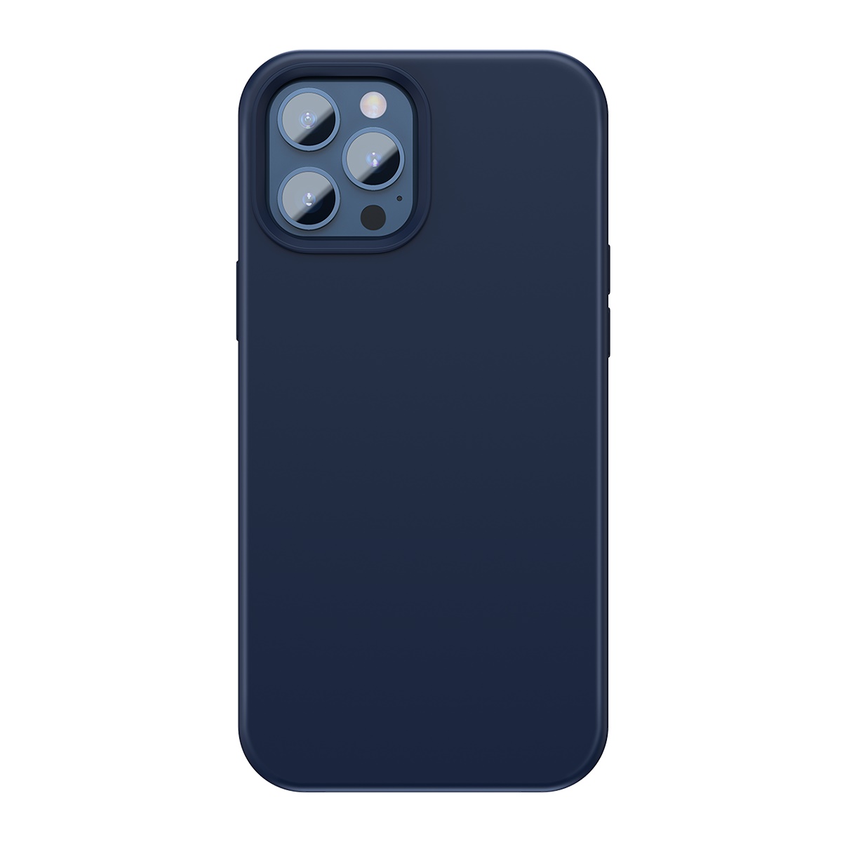 

BASEUS Liquid Silica Gel Magnetic Suction Phone Case for iPhone 12/12 Pro - Blue, iPhone 12