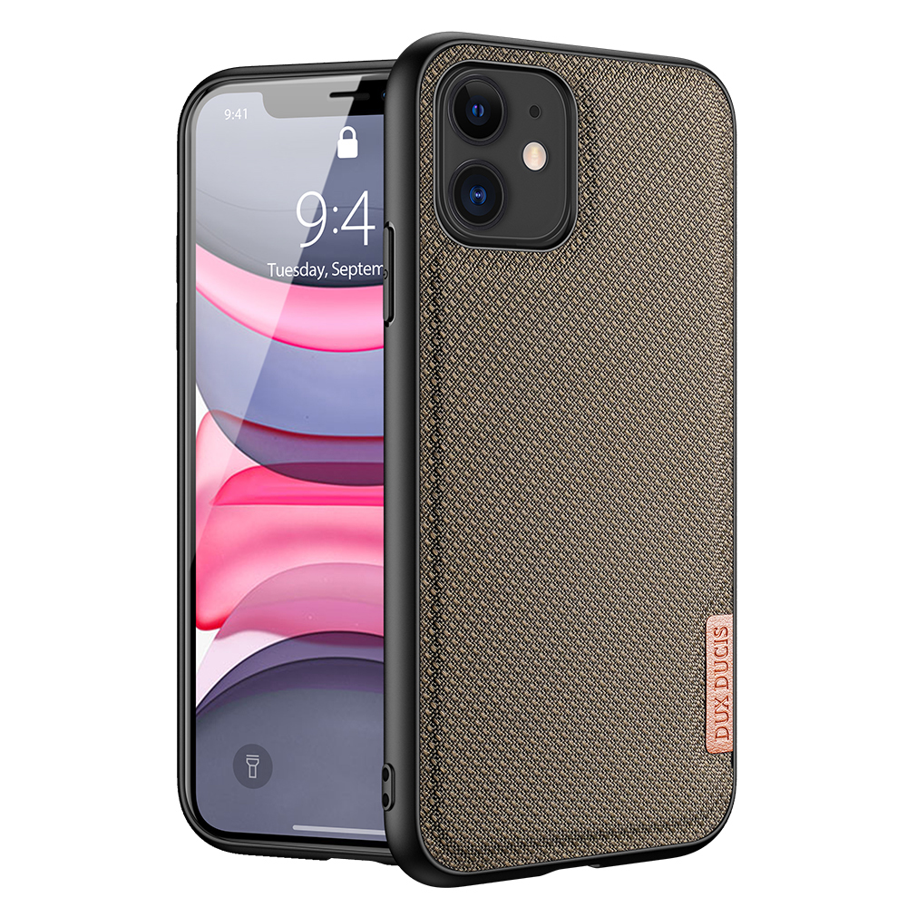 

DUX DUCIS FINO Series Full Protection Anti-Slip Phone Case for iPhone 11 Hybrid Back Case - Army Green, iPhone 11 6.1 inch