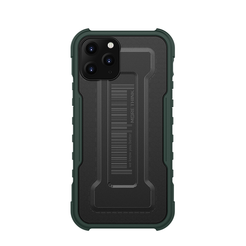 

Морской Жесткий ПК + ТПУ Телефон Чехол Ударосодержащий Чехол Для IPhone 12 Mini - Зеленый, iPhone 12 mini