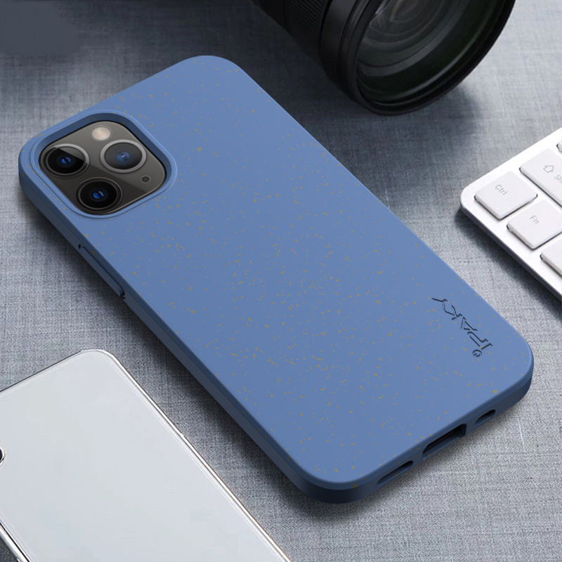 

IPaky Eco-Friendly Пшеничная Солома POOL TPU Для IPhone 12 Pro / 12 Cover - Синий, iPhone 12 Pro