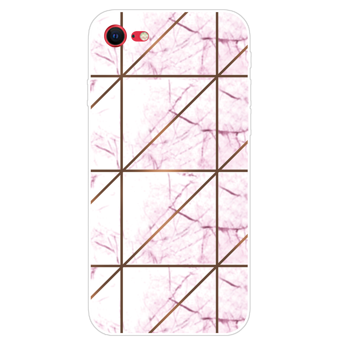 

Marble Pattern Shock-proof TPU Phone Case Cover for iPhone 7 4.7 inch/8 4.7 inch/SE (2nd Generation) - Style S, iPhone 7 4.7 inch
