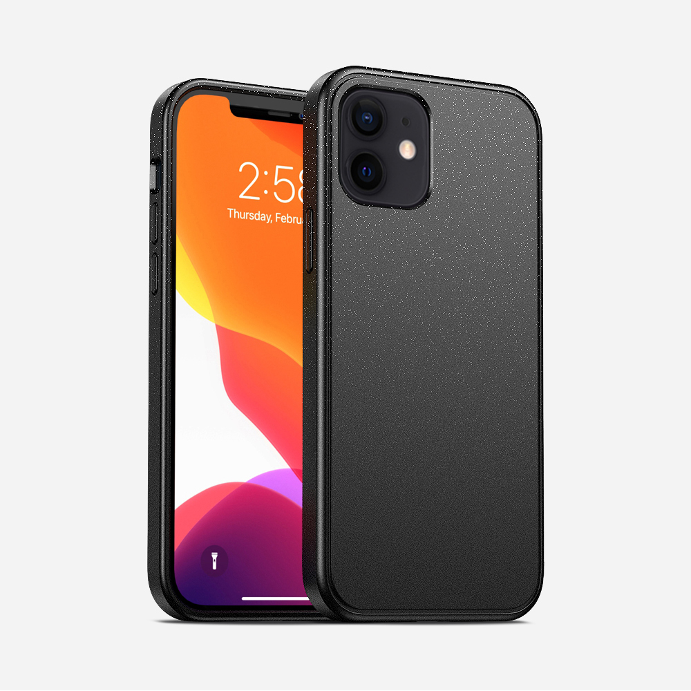

Quality TPU + PC Hybrid Case for iPhone 12 mini - Black, iPhone 12 mini