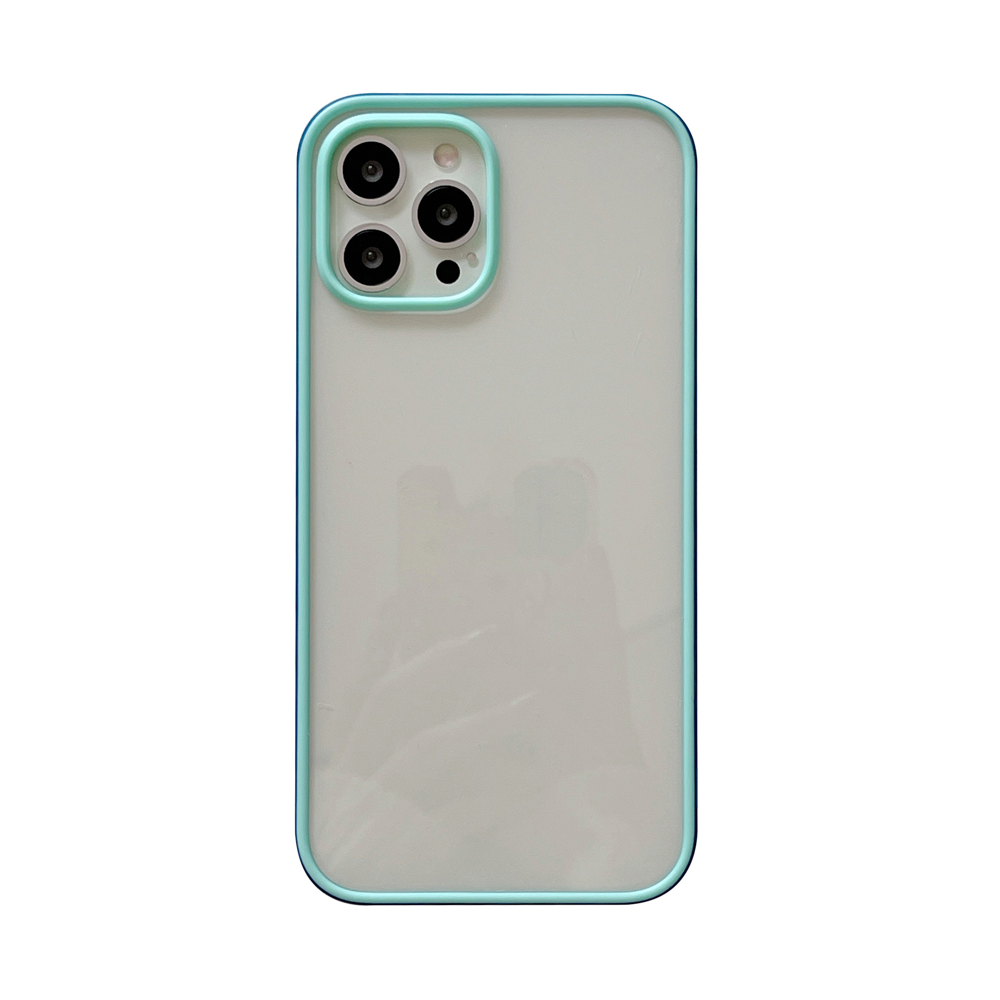 

TPU Frame + PC Back Panel Clear Hybrid Cover Case for iPhone 11 Pro 5.8 inch - Dark Blue, iPhone 11 Pro 5.8 inch