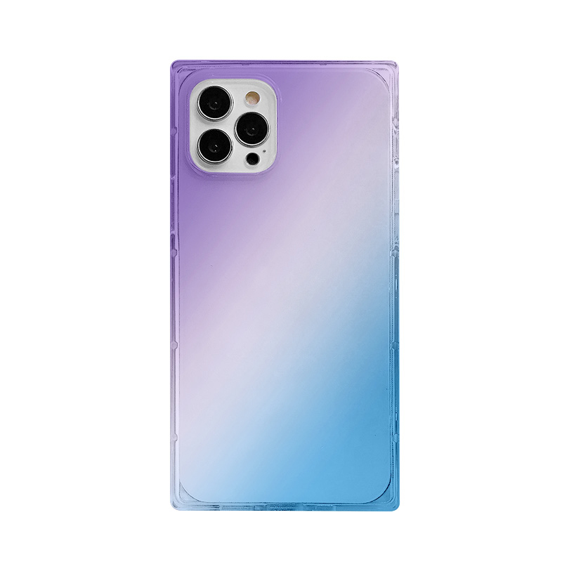 

NXE Для Iphone 12/12 Pro Rainbow Pattern Print - Фиолетовый/синий, iPhone 12