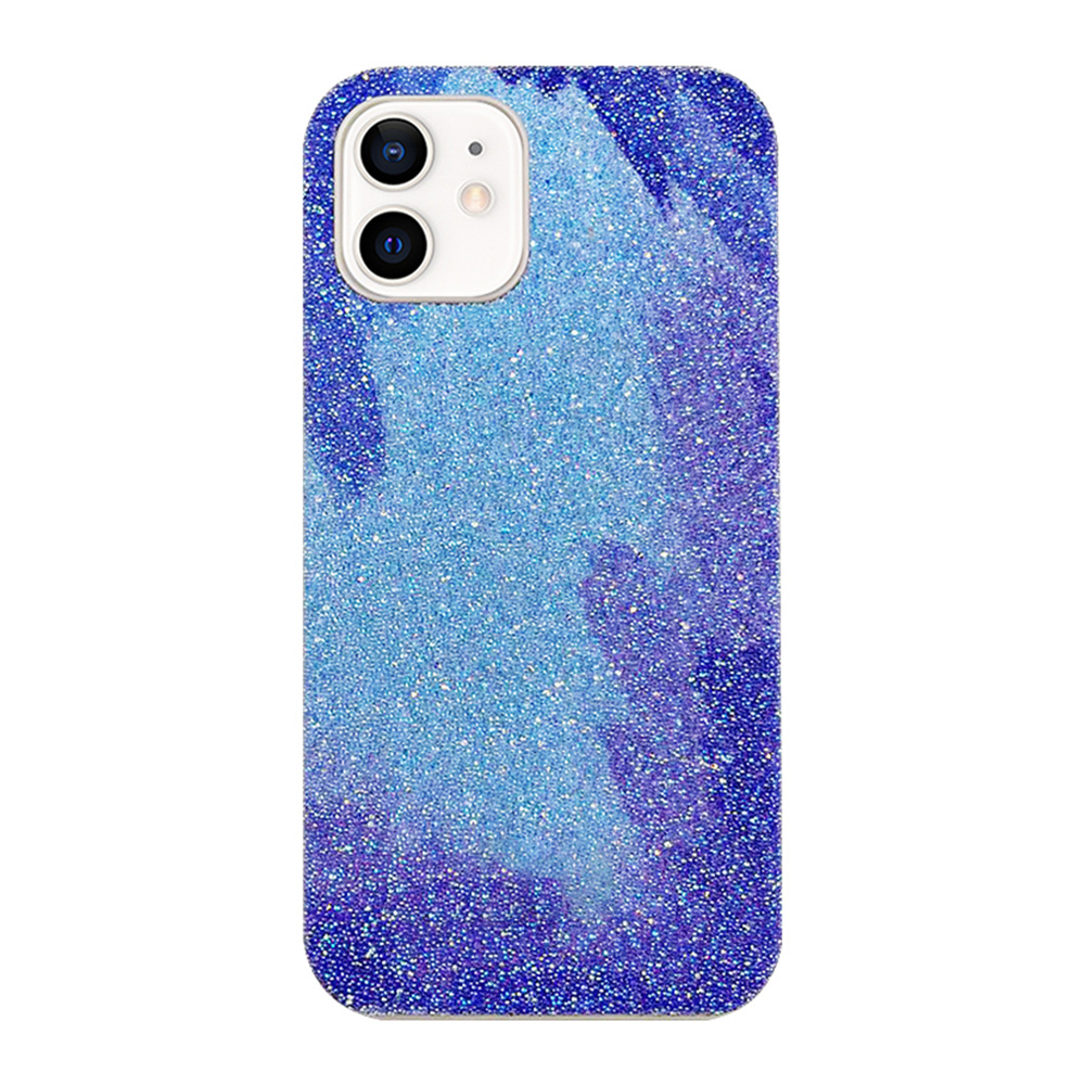 

Stylish Diamond Watercolor Silicone Case for iPhone 12 mini - Winter Snow, iPhone 12 mini
