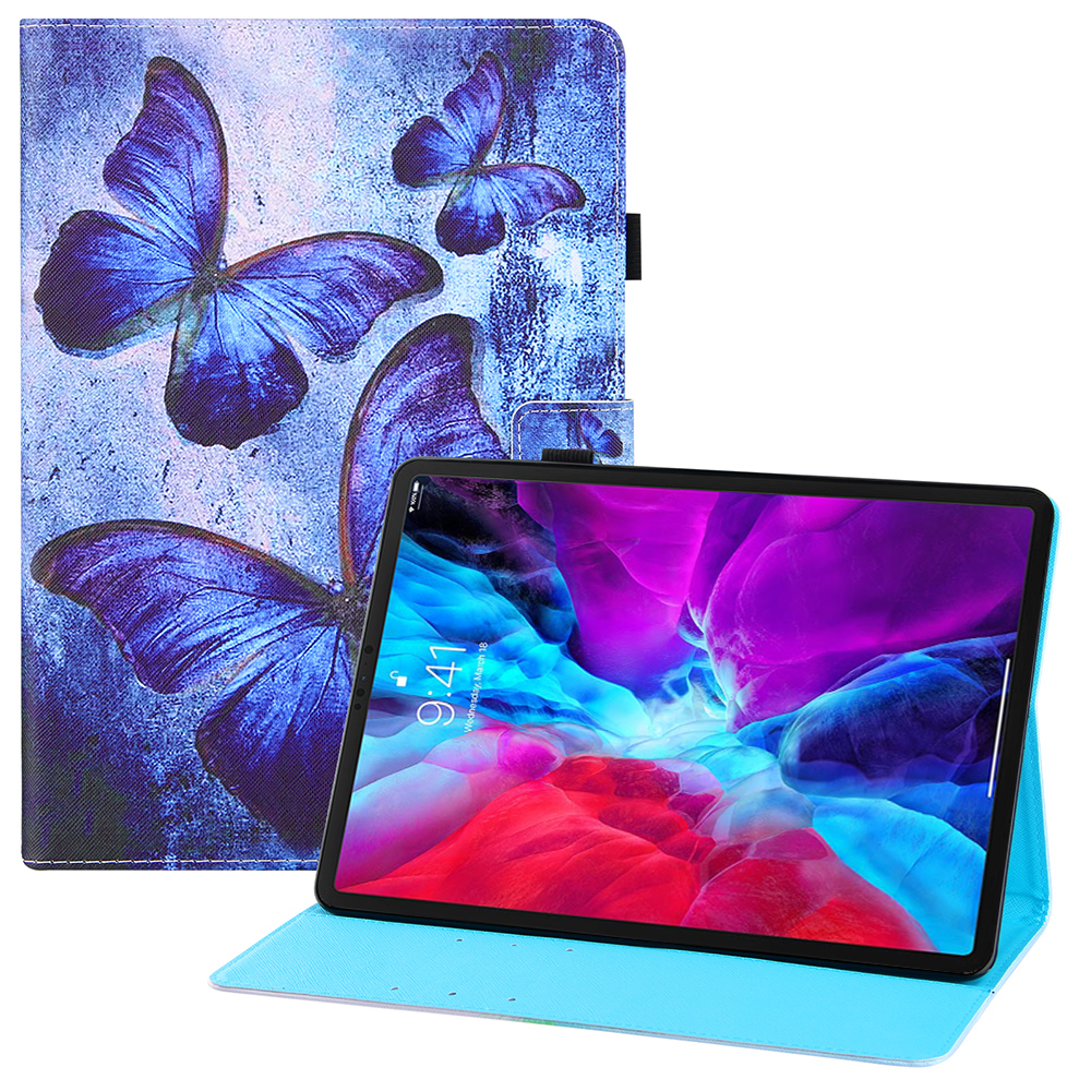 

Full Protection Pattern Printing Leather Tablet Case for iPad Pro 10.5-inch (2017)/Air 10.5 inch (2019)/10.2 (2021)/(2020)/(2019) - Butterflies, iPad 10.2 (2020)