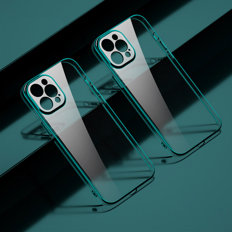 

Защита От Объектива Electorollisher Case Phone Case Soft TPU Задняя Крышка Для IPhone 12 Pro - Зеленый, iPhone 12 Pro