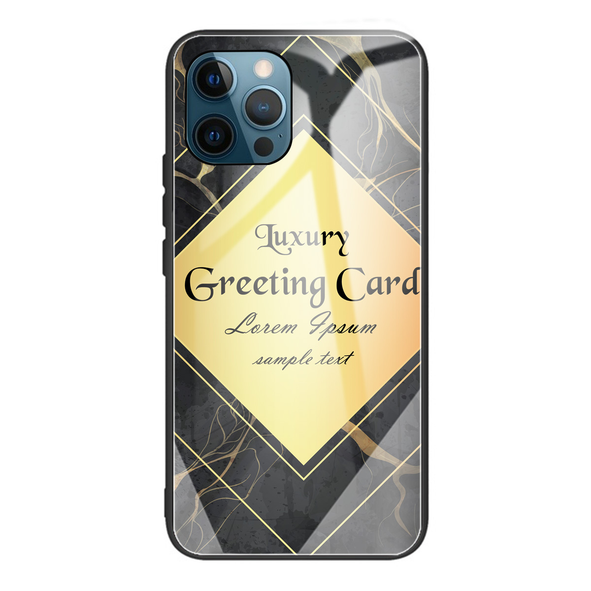 

Explosion-proof Tempered Glass + TPU Combo Cover Marble Texture Phone Case for iPhone 12 Pro Max - Style C, iPhone 12 Pro Max