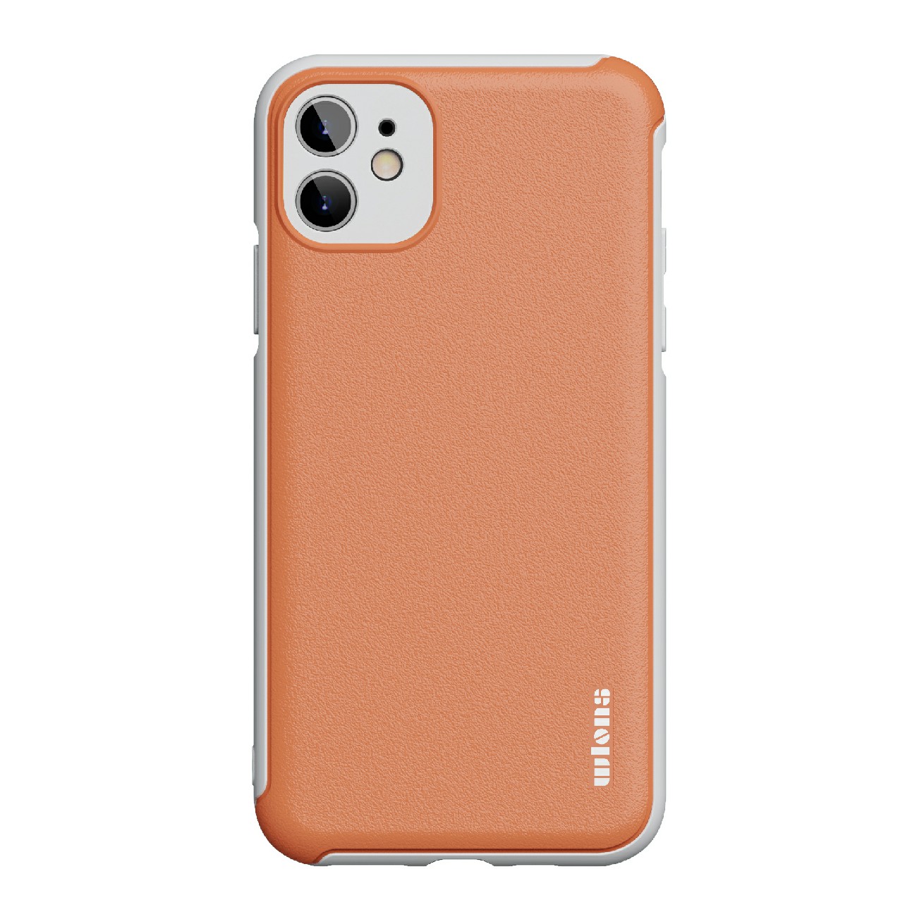 

WLONS Macaron Sery PC+TPU Hybrid Phone Case Protector Shell Для Iphone 12 Mini - Апельсин, iPhone 12 mini