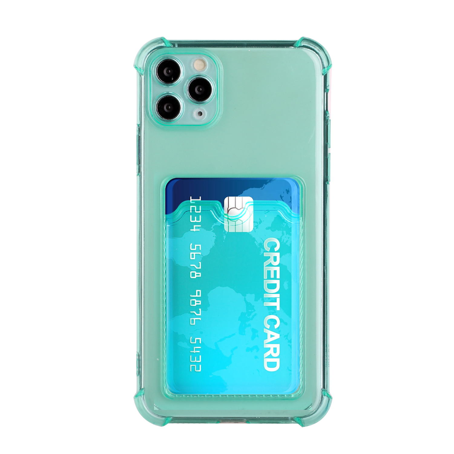 

Shockproof Protection with TPU Soft Edge Dust-Proof and Drop-Proof Case for iPhone 11 Pro Max 6.5 inch - Light Green, iPhone 11 Pro Max 6.5 inch