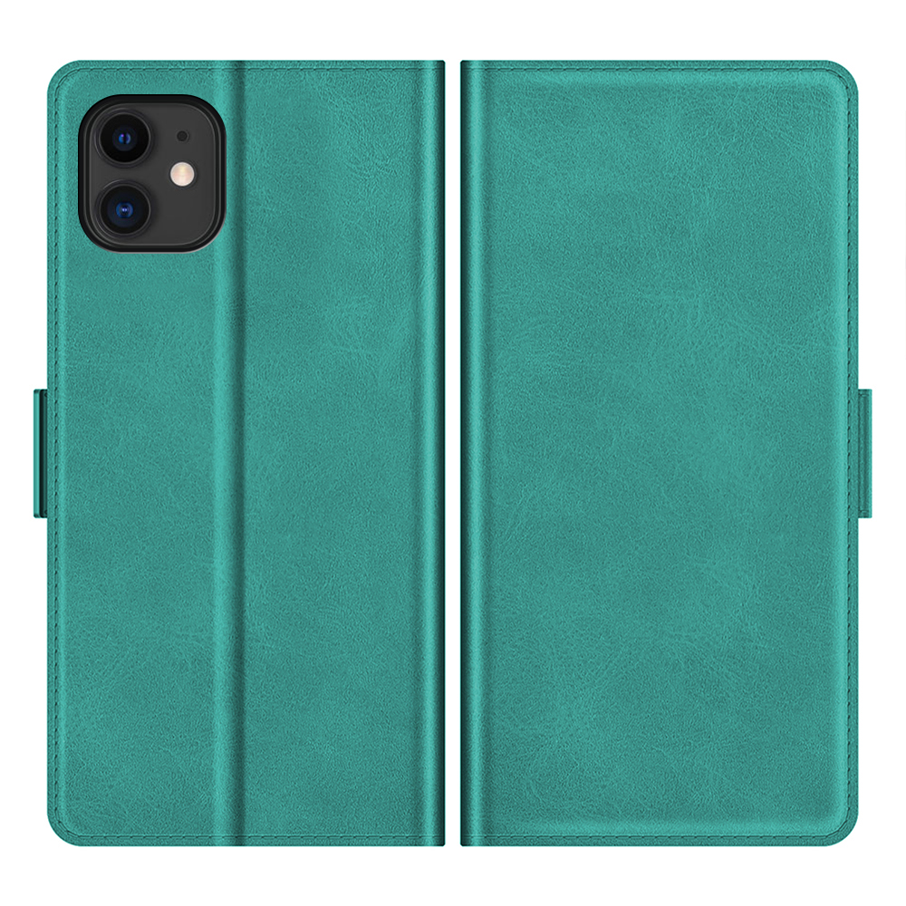 

Двойная Магнитная Застежка PU - Голубой, iPhone 11 6.1 inch