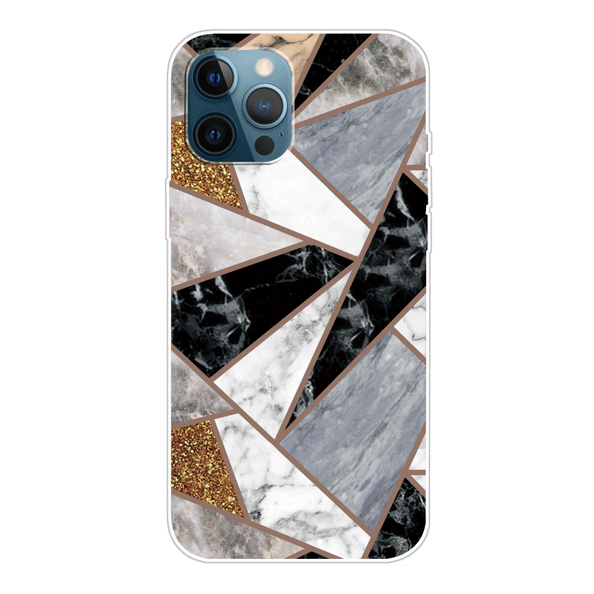 

Stylish Marble Pattern Soft TPU Back Shell for iPhone 13 Pro 6.1 inch - Style J