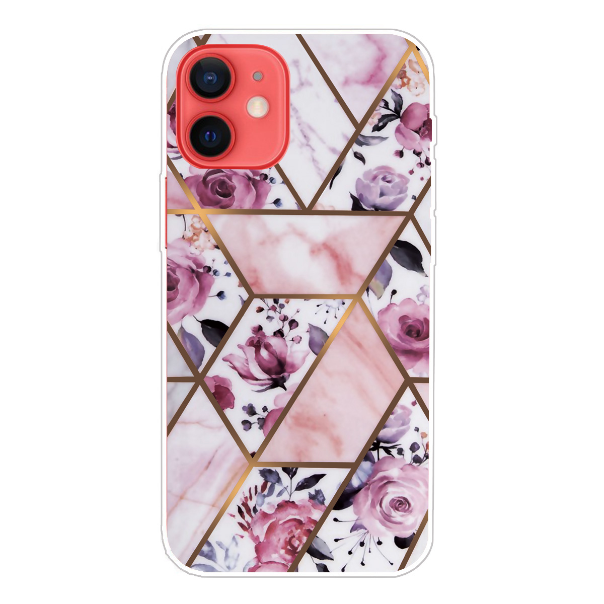 

Abstract Marble Pattern TPU Back Shell for iPhone 13 mini 5.4 inch - Style F
