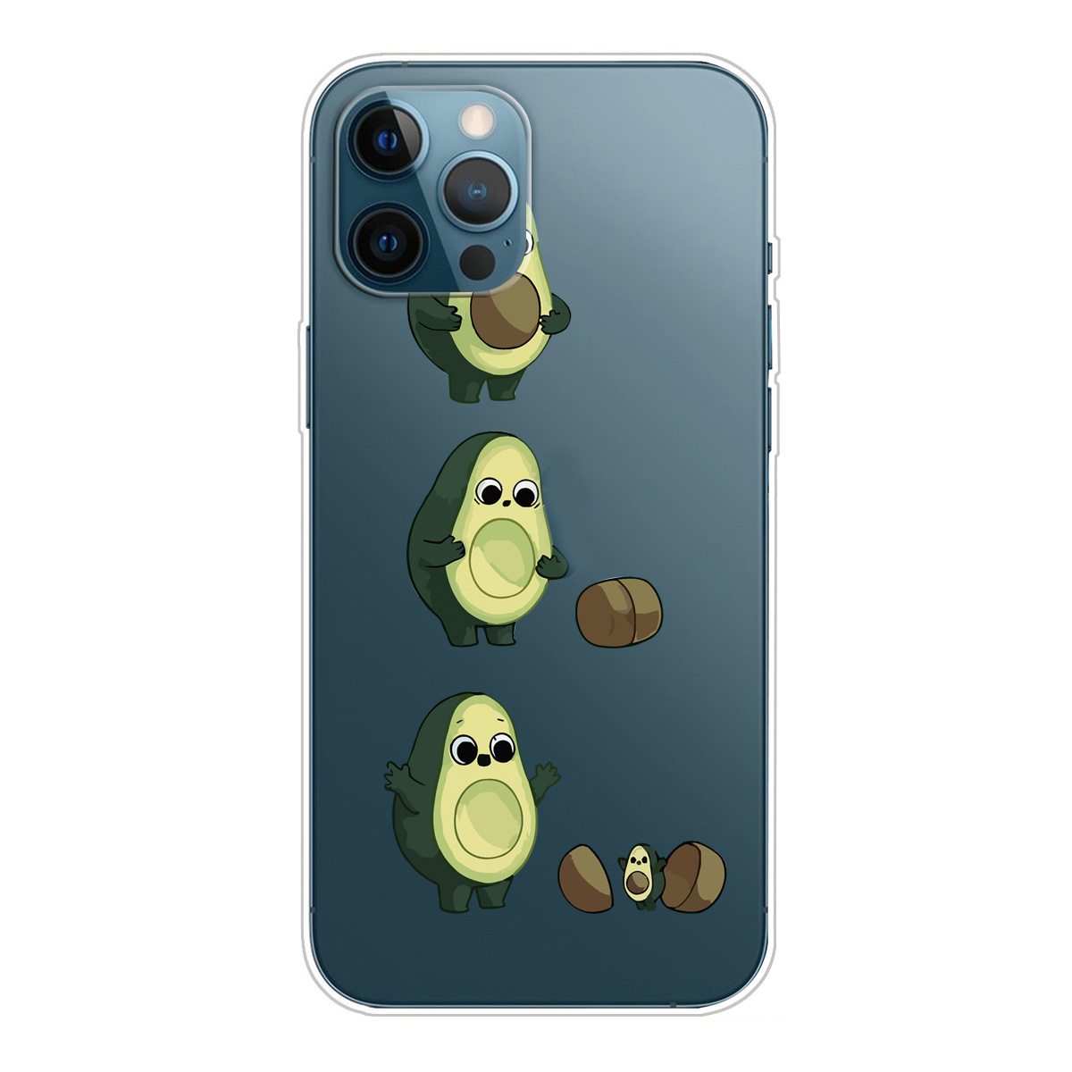 

Ультра Тонкий Рисунок Печать Гибкий Свет Вес Защитный Чехол TPU Для IPhone 13 Pro Max 6,7 Дюйма - Авокадо, iPhone 13 Pro Max