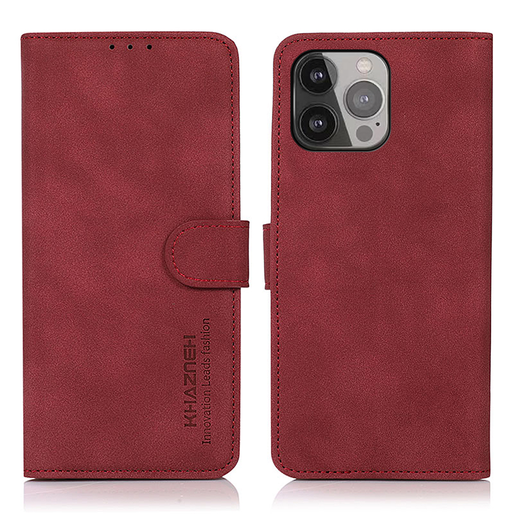 

Khazneh Lint Texture PU - Красный, iPhone 13 Pro Max
