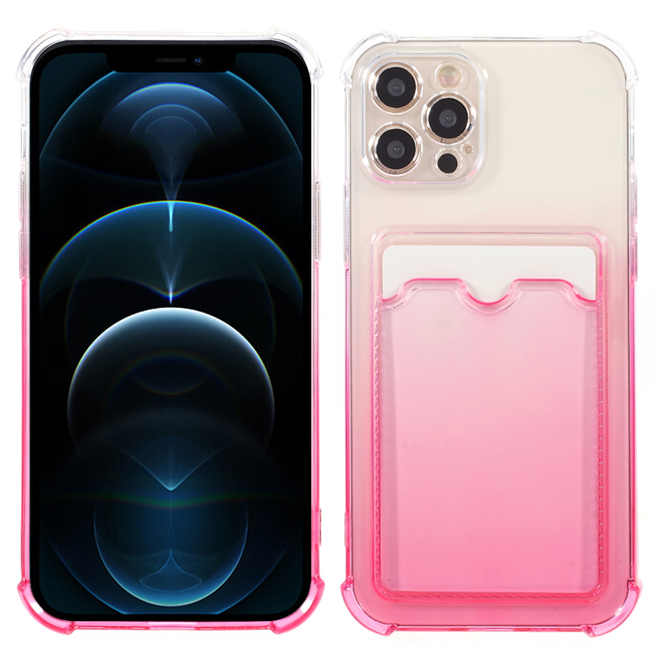 

Gradient Color Design Card Plot Soft TPU Телефонный Чехол Для IPhone 12 Pro Max 6,7 Дюйма - Роза, iPhone 12 Pro Max