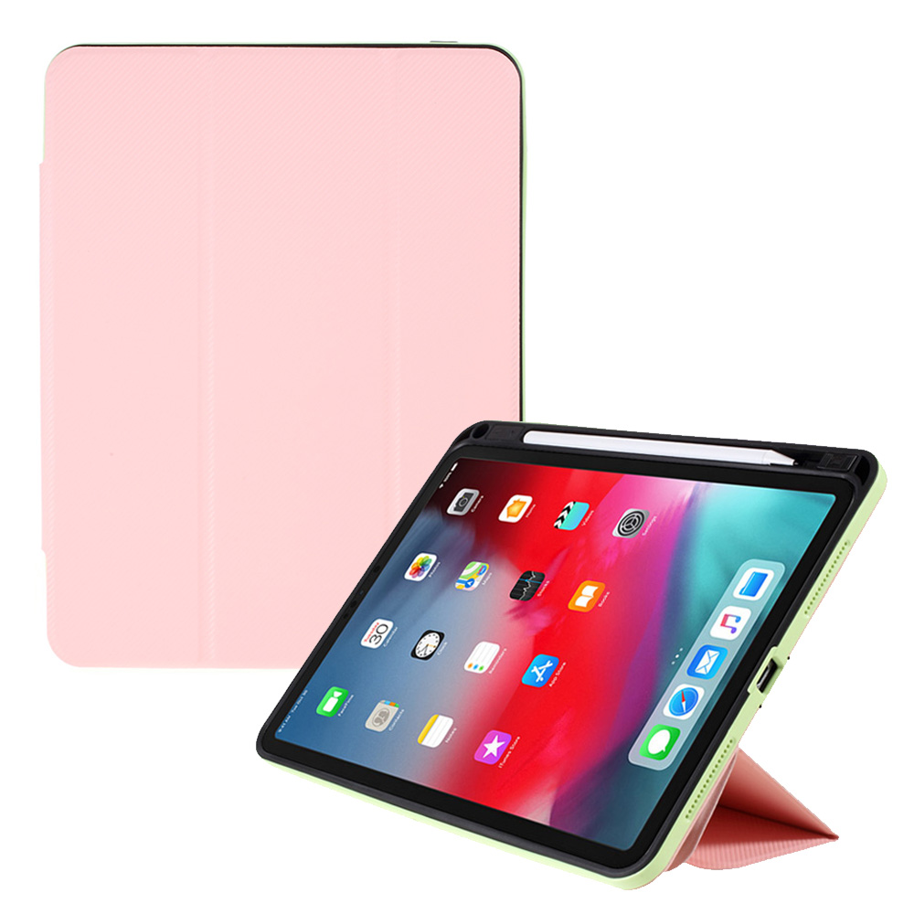 

Мутативный Элегантный Сериал Auto Wake-up/sleep Smart Pablet Cover Cover Для Ipad Pro 11-дюймовый (2021/2020/2018) - Розовый, iPad Pro 11 (2021)