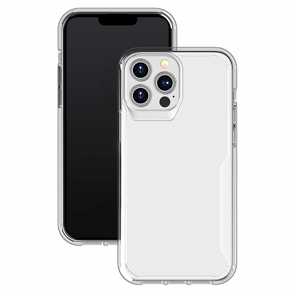 

Очистить Защитный Тяжелый Долг Мягкий TPU Бампер TPU + Жесткий Компьютер Для IPhone 13 Pro Max 6,7 Дюйма - Прозрачный, iPhone 13 Pro Max