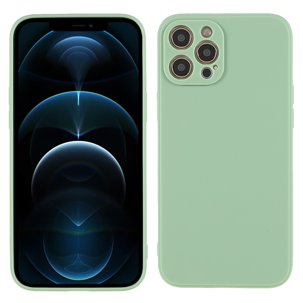 

Impact-Resistant TPU Effectively-Protected Phone Case Cover for iPhone 12 Pro Max 6.7 inch - Green, iPhone 12 Pro Max