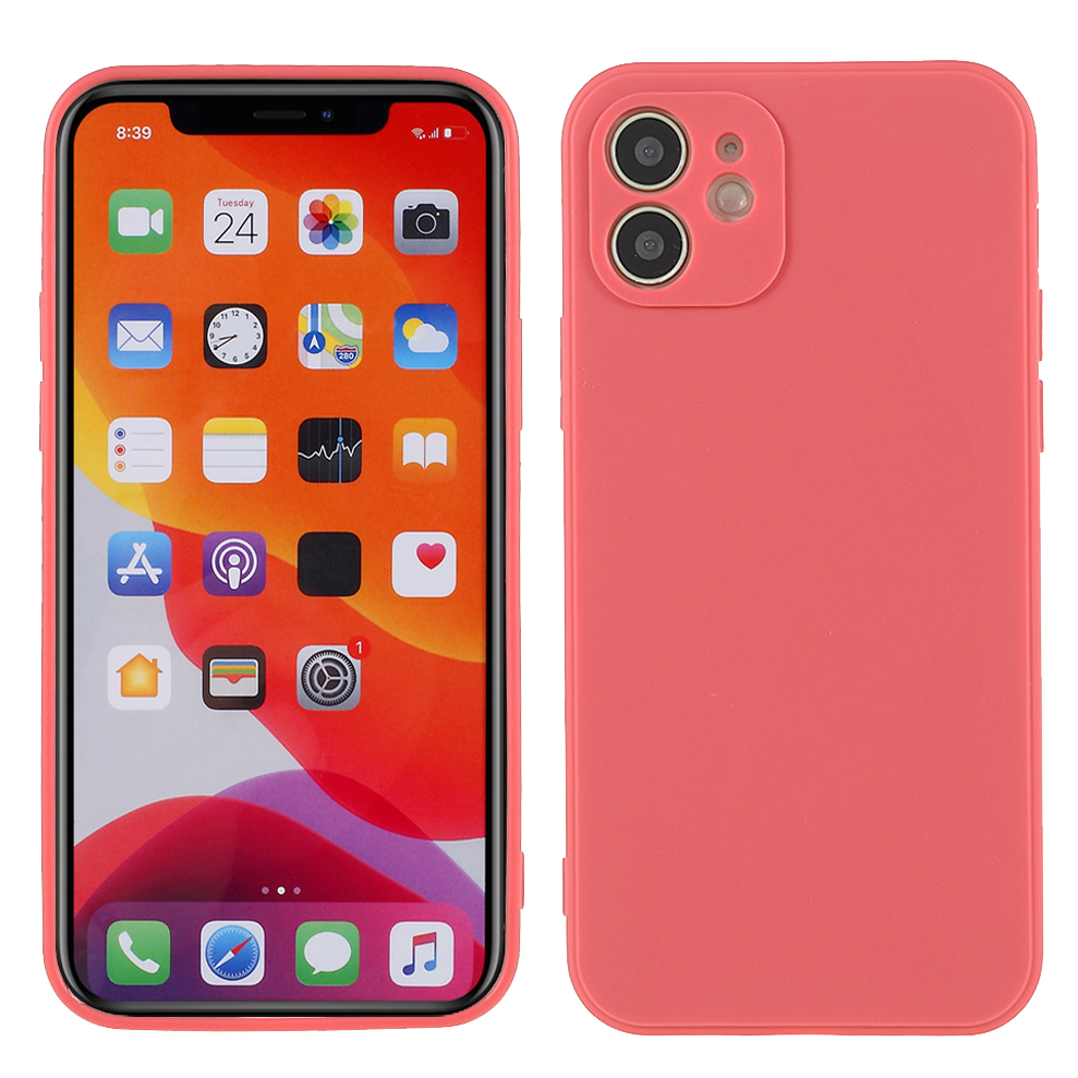 

Drop-Proof No-Cracking TPU Multi-Color Phone Case Cover for iPhone 11 6.1 inch - Red, iPhone 11 6.1 inch